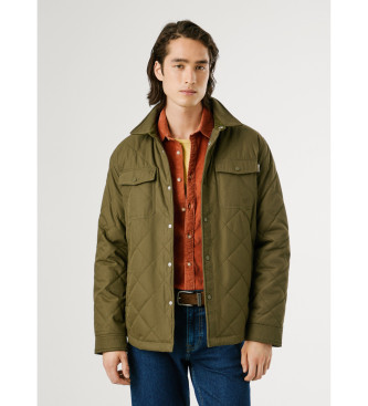 Pepe Jeans Prešita jakna zelena