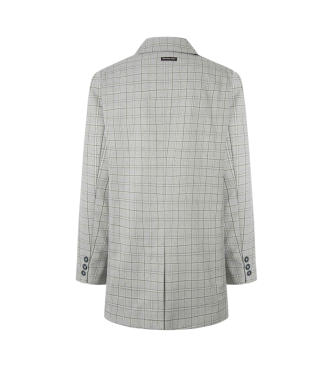 Pepe Jeans Romy Check Jacke grau