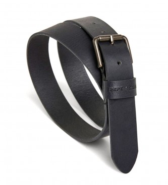 Pepe Jeans Ceinture en cuir Benjamin noir