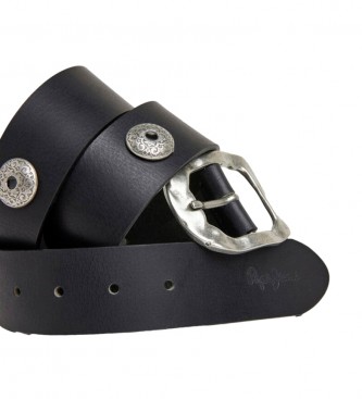 Pepe Jeans Cintura in pelle Mya nera