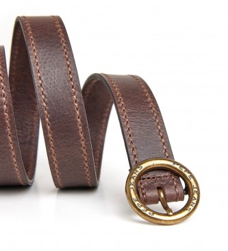 Pepe Jeans Brown Rosy Leather Belt