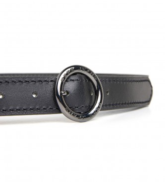 Pepe Jeans Ceinture en cuir Rosy noir