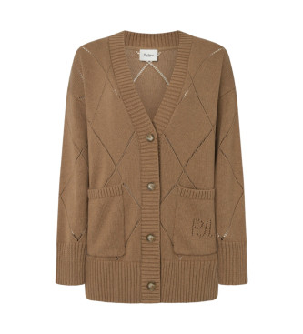 Pepe Jeans Idris cardigan brown