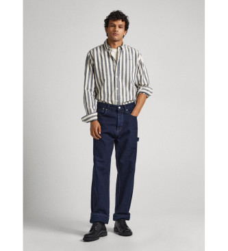 Pepe Jeans Crivitz overhemd wit, grijs