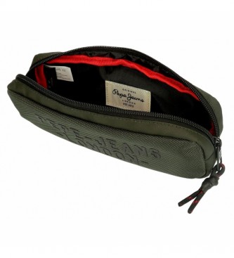 Pepe Jeans Pepe Jeans Bromley groen pennenetui -22x7x3cm