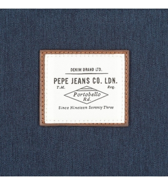 Pepe Jeans Pepe Jeans Roy blauw pennenetui -12x22x5 cm