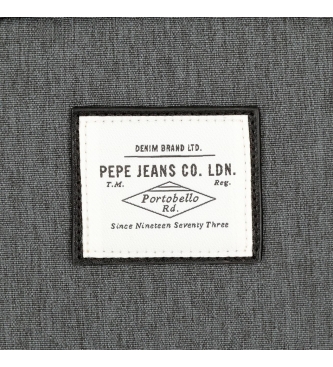Pepe Jeans Pepe Jeans Roy grijs pennenetui -12x22x5 cm