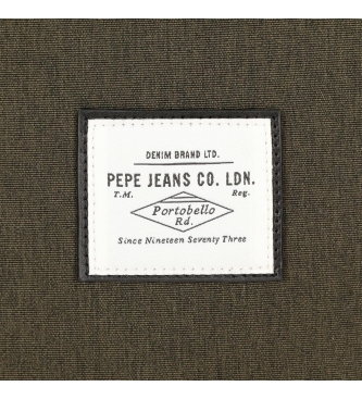 Pepe Jeans Astuccio Pepe Jeans Roy -12x22x5 cm- Verde