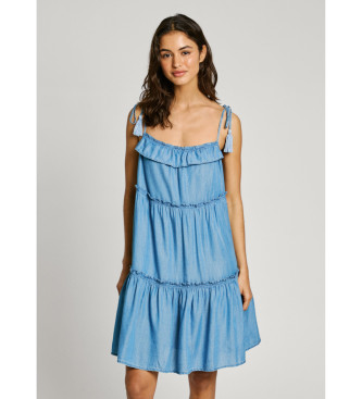 Pepe Jeans Etty obleka modra