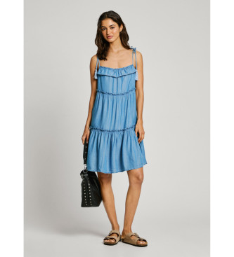 Pepe Jeans Etty obleka modra