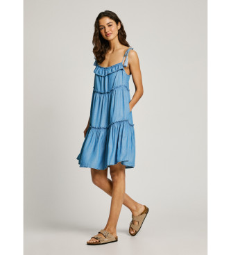 Pepe Jeans Etty obleka modra
