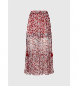 Pepe Jeans Brunella rok rood