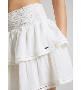 Pepe Jeans Skirt Fiore white