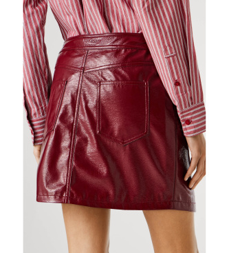 Pepe Jeans Saia rubi cor de vinho