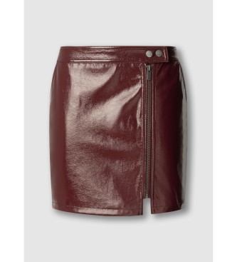 Pepe Jeans Saia rubi cor de vinho