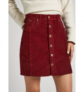 Pepe Jeans Vicky skirt maroon