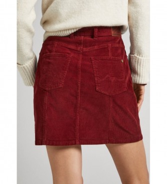 Pepe Jeans Vicky skirt maroon