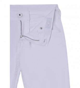 Pepe Jeans Finly slim fit kavbojke bele barve