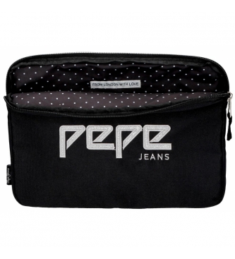 Pepe Jeans Custodia per Tablet Pepe Jeans Uma Negra -30x22x2cm-