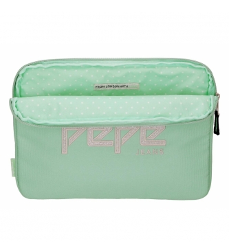Pepe Jeans Cover for Tablet Pepe Jeans Uma green -30x22x2cm