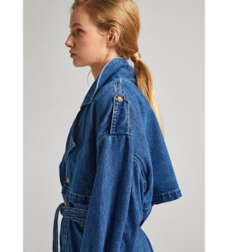 Pepe Jeans Dune blue trench coat