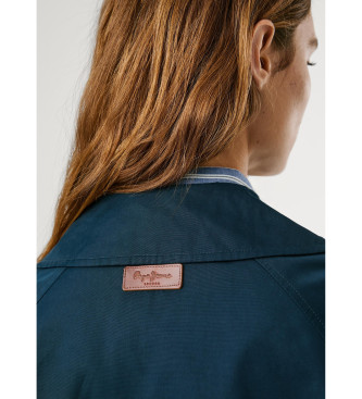 Pepe Jeans Granatowy trencz Sofia