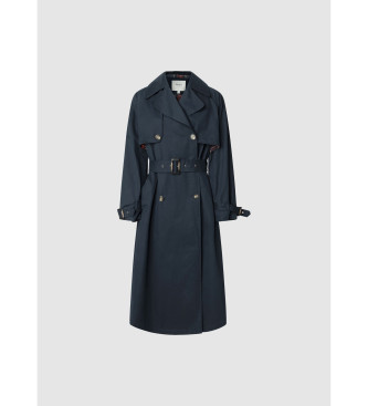 Pepe Jeans Granatowy trencz Sofia