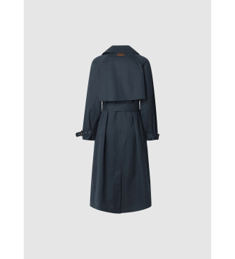 Pepe Jeans Granatowy trencz Sofia
