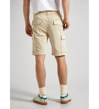 Pepe Jeans Gymdigo Cargo beige shorts
