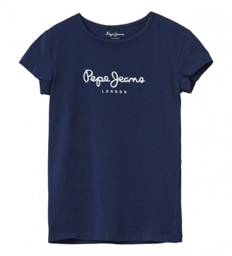 Pepe Jeans Hana Glitter T-shirt navy - ESD Store fashion, footwear and  accessories - best brands shoes and designer shoes