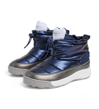 Pepe Jeans Jarvis Blossom marineblaue Ankle Boots 