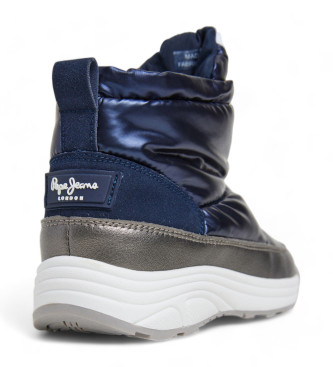 Pepe Jeans Jarvis Blossom navy ankle boots 