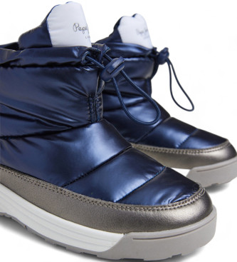 Pepe Jeans Jarvis Blossom marine enkellaarsjes 