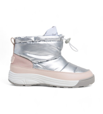 Pepe Jeans Jarvis Blossom silver ankle boots