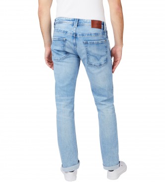 Pepe Jeans Niebieskie jeansy o regularnym kroju Cash Fit