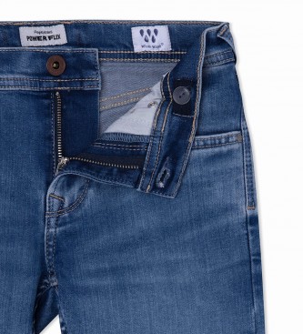 Pepe Jeans Niebieskie jeansy Finly