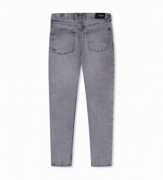 Pepe Jeans Szare jeansy Finly