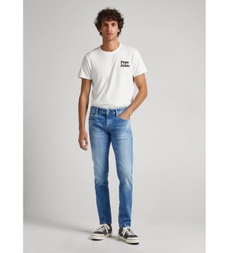 Pepe Jeans Finsbury skinny skinny jeans med lg passform bl