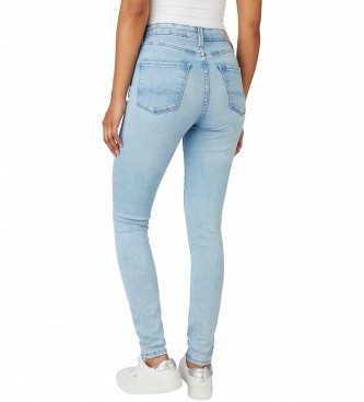 Pepe Jeans Jeans Regent Fit Skinny High Waisted jasnoniebieski