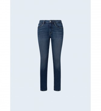 Pepe Jeans Jeans Regent Fit Skinny Hohe Taille blau