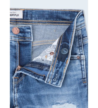 Pepe Jeans Cashed Repair blue jeans