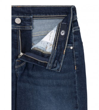 Pepe Jeans Dżinsy Cashed slim fit ciemny granatowy