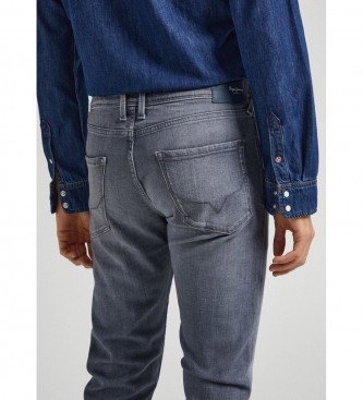Pepe Jeans Niebieskie dżinsy Finsbury