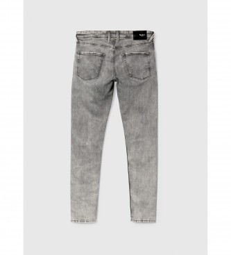 Pepe Jeans Jeans Finsbury Cintura baixa cinzento