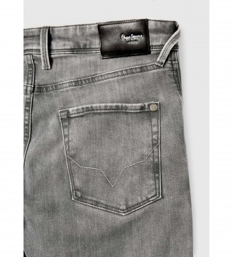 Pepe Jeans Jeans Finsbury Cintura baixa cinzento