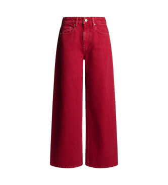 Pepe Jeans Jeans mit weiter Passform und mittlerer Leibhhe   rot