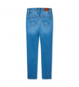Pepe Jeans Dżinsy Pixlette z wysokim stanem w kolorze niebieskim