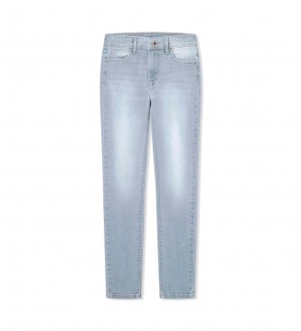 Pepe Jeans Jeans Pixlette Taille Haute gris