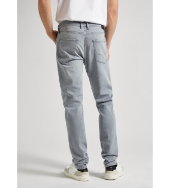 Pepe Jeans Szare jeansy skinny