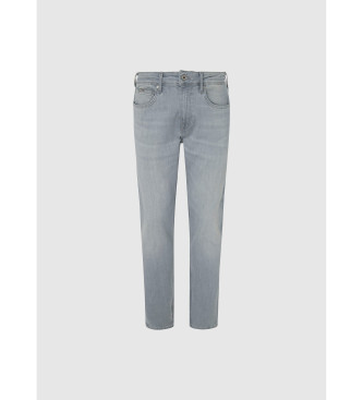 Pepe Jeans Szare jeansy skinny